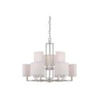 Filament Design 9-light Brushed Nickel Chandelier