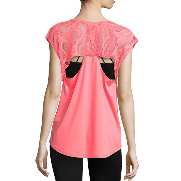 Xersion Sleeveless Scoop Neck T-shirt-womens