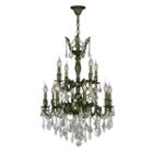 Versailles Collection 12 Light 2-tier Clear Crystal Chandelier