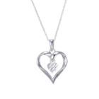 Footnotes Footnotes Footnotes Womens Heart Pendant Necklace