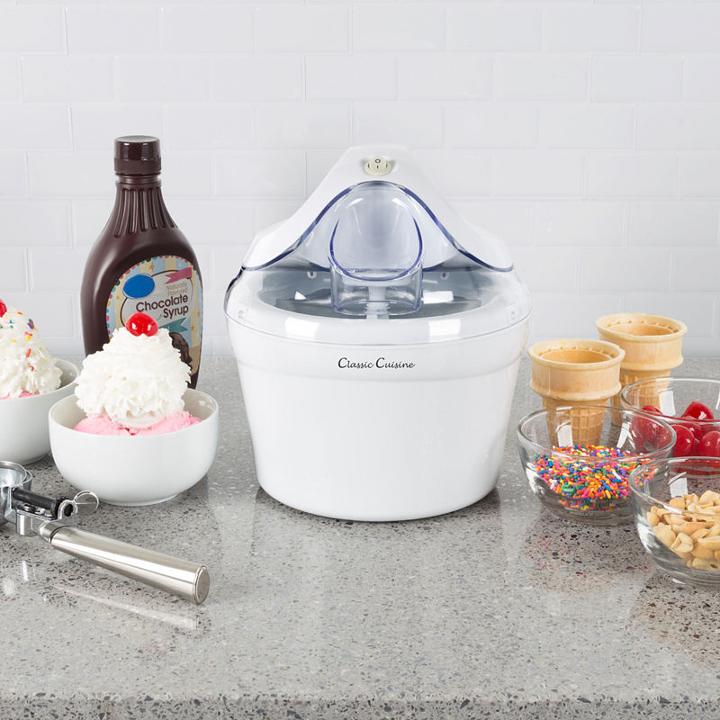 Ice Cream Maker-1 Quart By Classic Cuisine