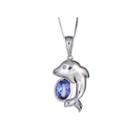 Limited Quantities Genuine Oval Tanzanite Sterling Silver Pendant