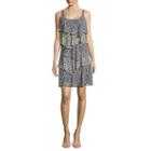 Robbie Bee Sleeveless Tiered A-line Dress-petites