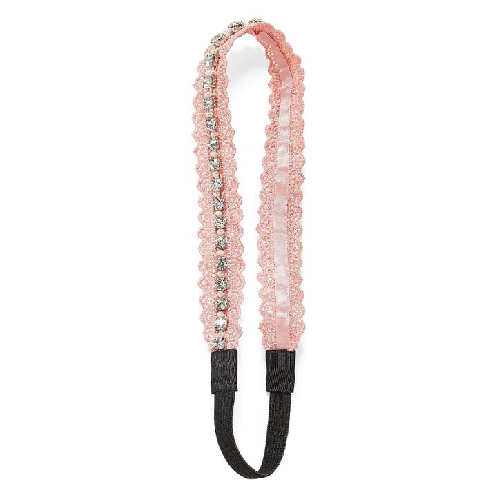 Decree Embellished Pink Head Wrap