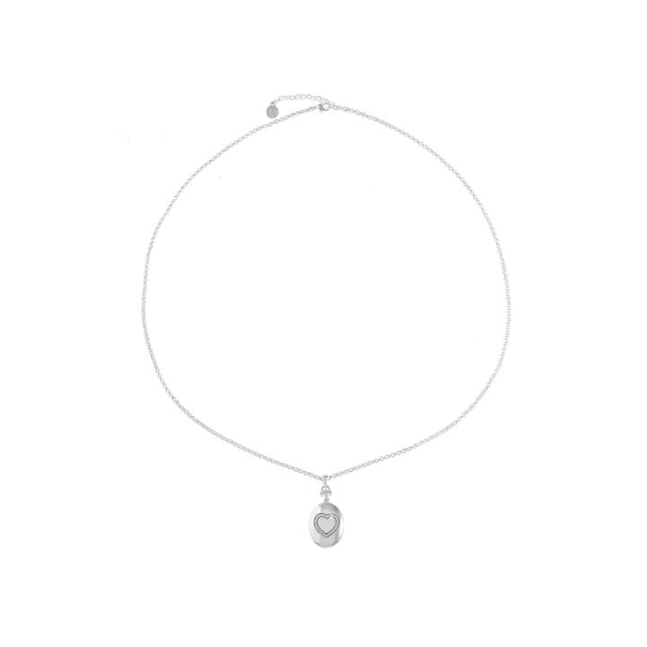 Liz Claiborne Womens Clear Locket Necklace