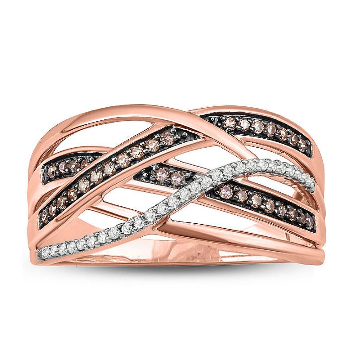 Womens 1/4 Ct. T.w. Diamond Multi Color Band