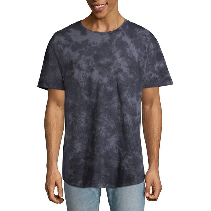 Arizona Short Sleeve Curved Hem Tie Dye T-shirt