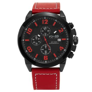 So & Co Mens Red Strap Watch-jp15944