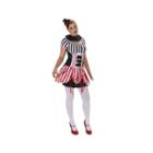 Carn-evil Vintage Striped Dress Adult Costume