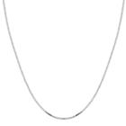 10k White Gold 0.7mm 16 Box Chain Necklace