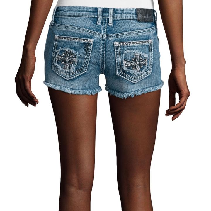 Soundgirl Embellished Cross Shorts