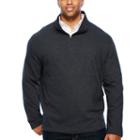 Van Heusen Flex Ottoman 1/4 (quarter) Zip Pullover- Big And Tall