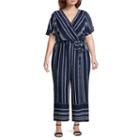 Secret Charm Short Sleeve Jumpsuit-plus