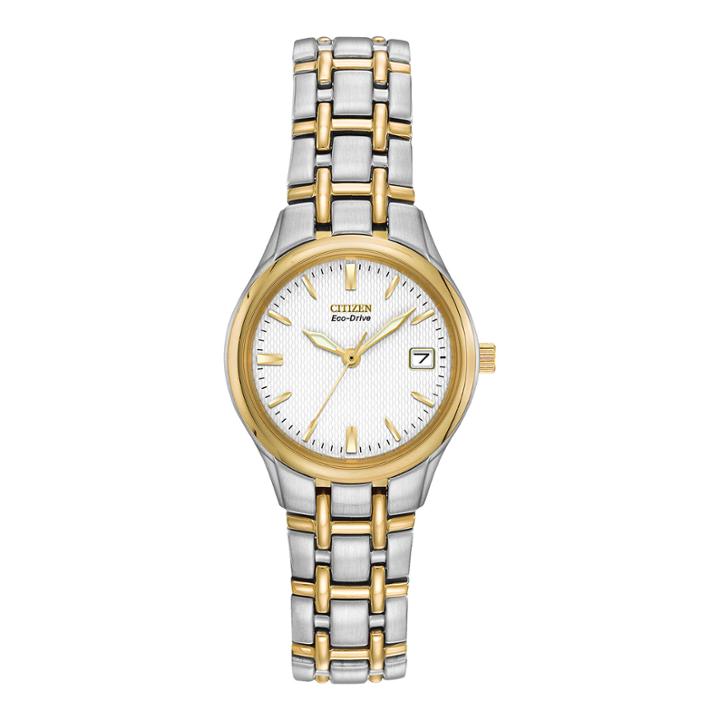 Citizen Eco-drive Womens Two-tone Watch Ew1264-50a