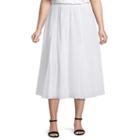 Alfred Dunner Turks & Caicos Crinkle Skirt- Plus