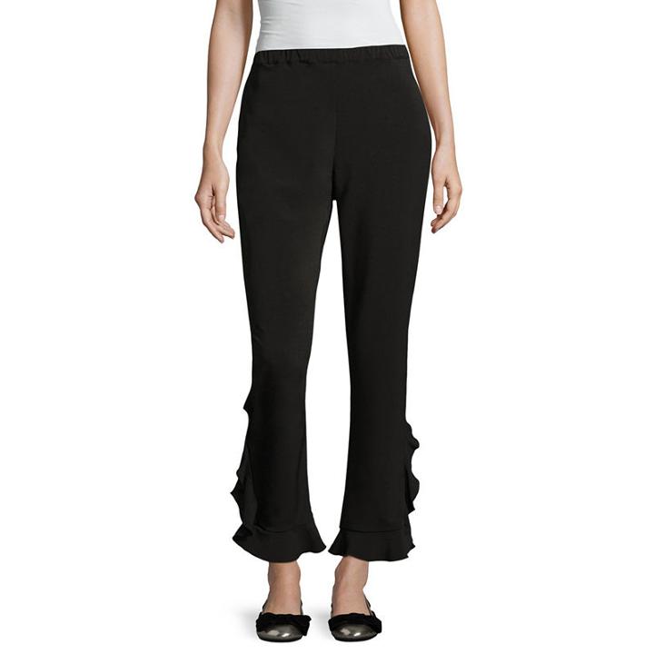Libby Edelman Ruffle Hem Pants