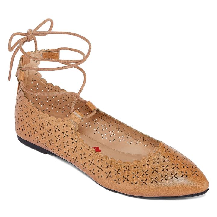 Hot Kiss Blossom Womens Ballet Flats