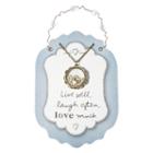 Messages From The Heart By Sandra Magsamen Love Disc Pendant Necklace