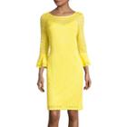 Studio 1 3/4-sleeve Eyelet Lace Sheath Dress