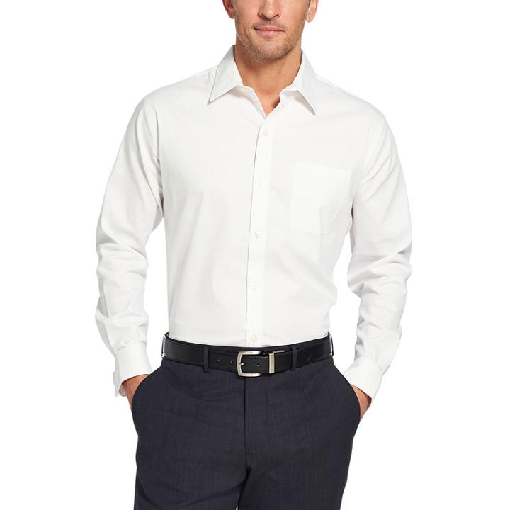 Van Heusen Long Sleeve Button-front Shirt-slim