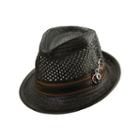 Vented Toyo Fedora With Leather Band