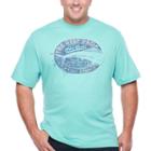 Izod Graphic Short Sleeve Crew Neck T-shirt-big And Tall