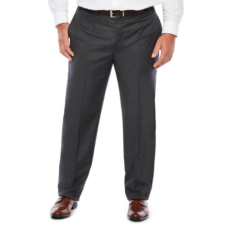 Collection By Michael Strahan Classic Fit Woven Stripe Suit Pants - Big And Tall