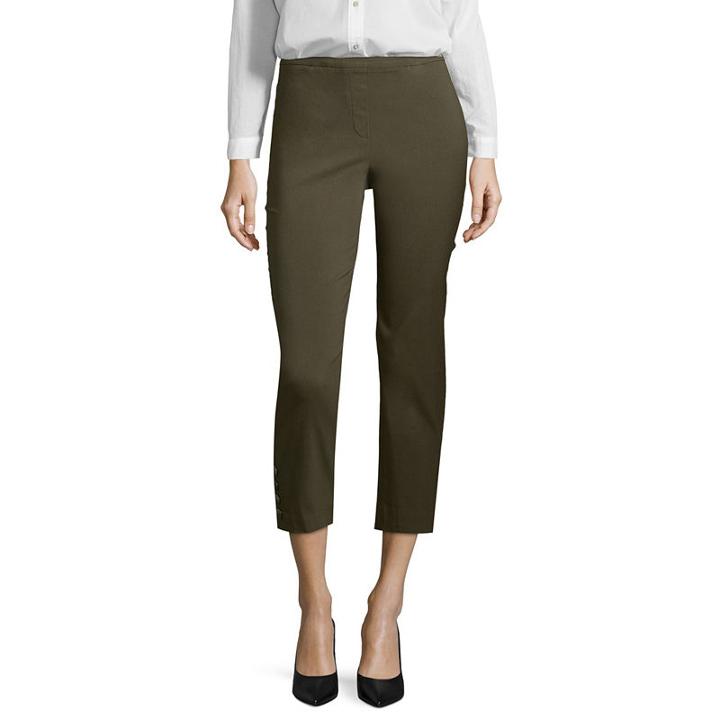 Liz Claiborne Slim Fit Woven Pull-on Pants
