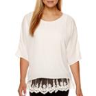 Alyx 3/4 Dolman-sleeve Peekaboo Top