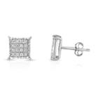 Trumiracle True Miracle 1/4 Ct. T.w. Genuine White Diamond 8mm Stud Earrings