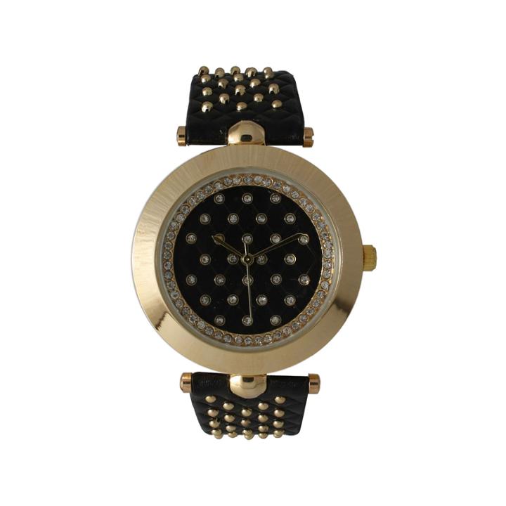 Olivia Pratt Womens Black Strap Watch-14703black