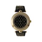 Olivia Pratt Womens Black Strap Watch-14703black