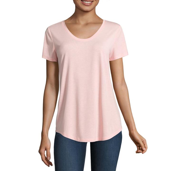 A.n.a Short Sleeve Scoop Neck T-shirt