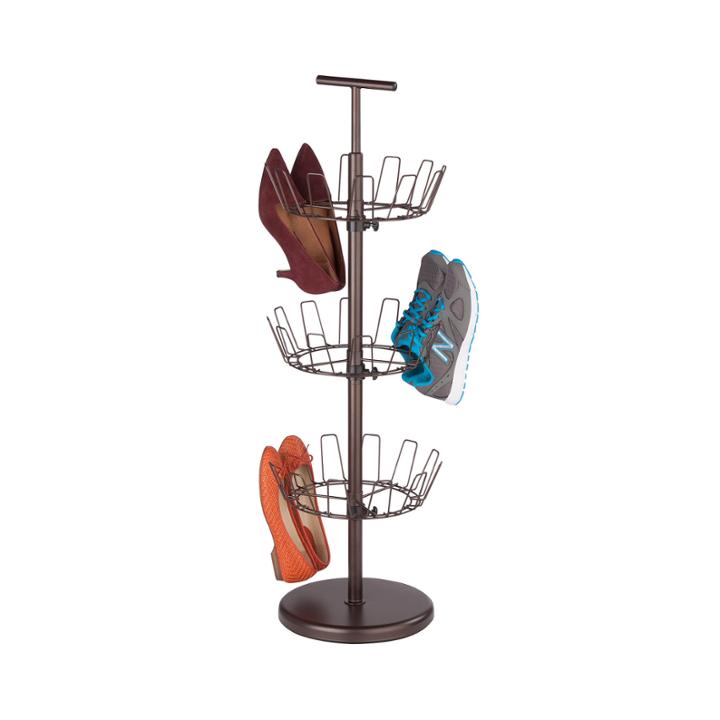 Honey-can-do 3-tier Revolving Shoe Tree