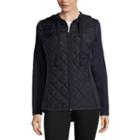 St. John's Bay Active Mixed Media Jacket - Tall