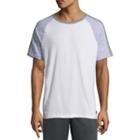 Msx By Michael Strahan Brushed Cotton Color Blocked Short Sleeve Crew Neck T-shirt