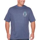 Izod Graphic T-shirts Short Sleeve Crew Neck T-shirt-big And Tall