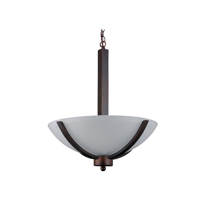 Mickayla 3-light Brown Chandelier