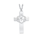 Personalized Monogram Cross Pendant Necklace