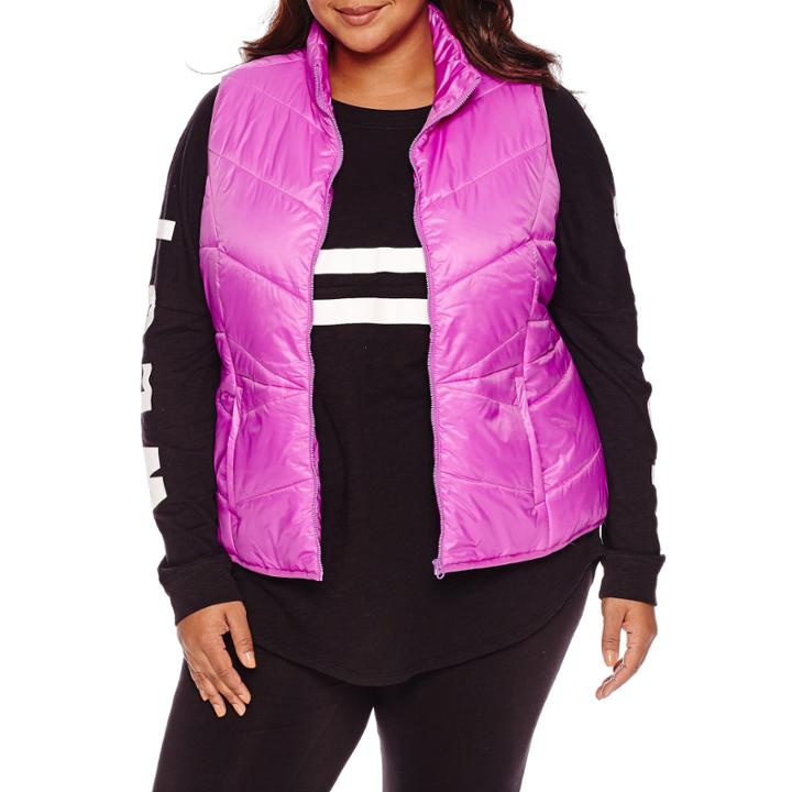 Flirtitude Puffer Vest-juniors Plus