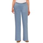 Alfred Dunner Blue Lagoon Woven Pull-on Pants-petites