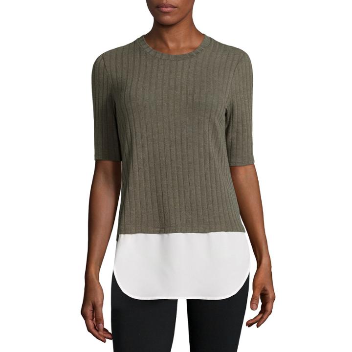 Alyx 3/4-sleeve Ribbed Swing Tank Top