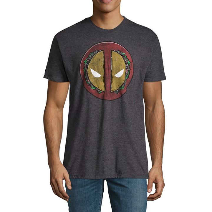 Marvel Deadpool Taco Face Graphic Tee