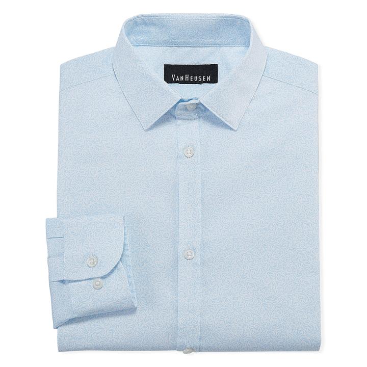 Van Heusen Long Sleeve Woven Dress Shirt -8-20