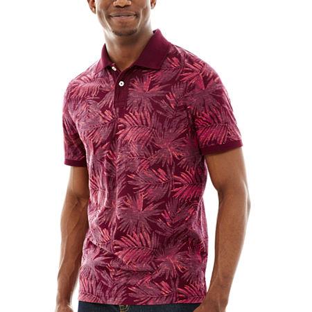 Arizona Short-sleeve Tropical Print Polo