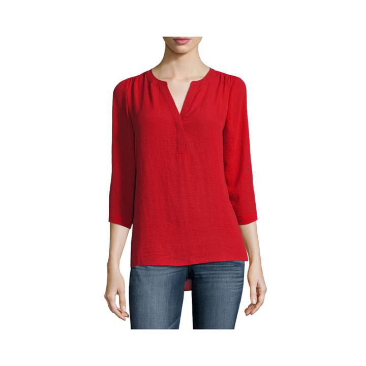 A.n.a Long Sleeve Woven Blouse