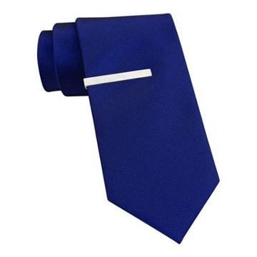 Van Heusen Solid Tie W/ Tie Bar