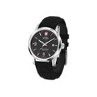 Swiss Military By Charmex Officer Mens Black Strap Watch-78346 4 A