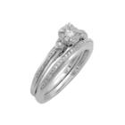 Hallmark Bridal Womens 1/3 Ct. T.w. Genuine White Diamond 10k Gold Bridal Set