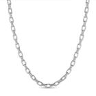 Made In Italy Sterling Silver Solid Box 20 Inch Chain Necklace